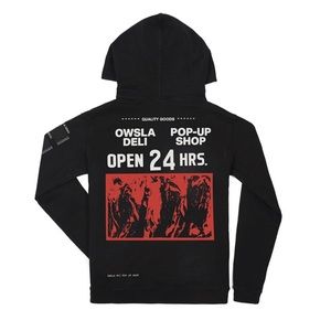 OWSLA deli pop up shop hoodie